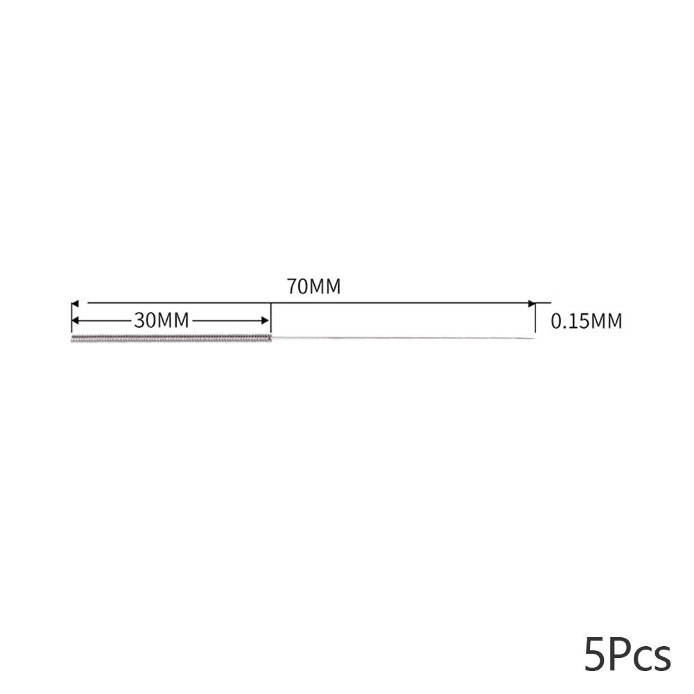 5 шт. Инструменты для 3D-принтера, иглы для очистки сопел из нержавеющей стали, сопло E3D V6, сопло MK8, игла для сверления сопел для 3D-принтера Ender 3 V2