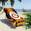 Custom Name Galatasaray Print Beach Towel, Large Soft Quick Dry Towel for Beach Camping Swimming