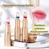 Теплая меняющая оттенок помада 3 г Стойкий макияж Питательная увлажняющая помада Цветоадаптирующий бальзам для губ Увлажняющий цветочный блеск для губ