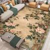 New Chinese Style Carpet for Living Room Antiskid Plant Pattern Room Decoration Home Mats Big Size Study Decoration Rug Washable