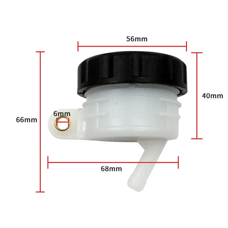 Universal Motorcycle Foot Rear Brake Master Cylinder Tank Oil Cup Fluid Bottle Reservoir For Buggy Quad ATV ATVS