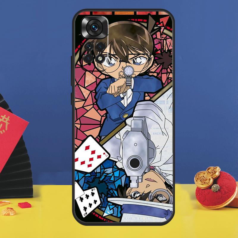 Чехол Детектив Конан для Xiaomi Redmi Note 11 10 12 8 9 Pro 8T 9S 10S 11S Redmi 10 10A 10C 9 12C 9C