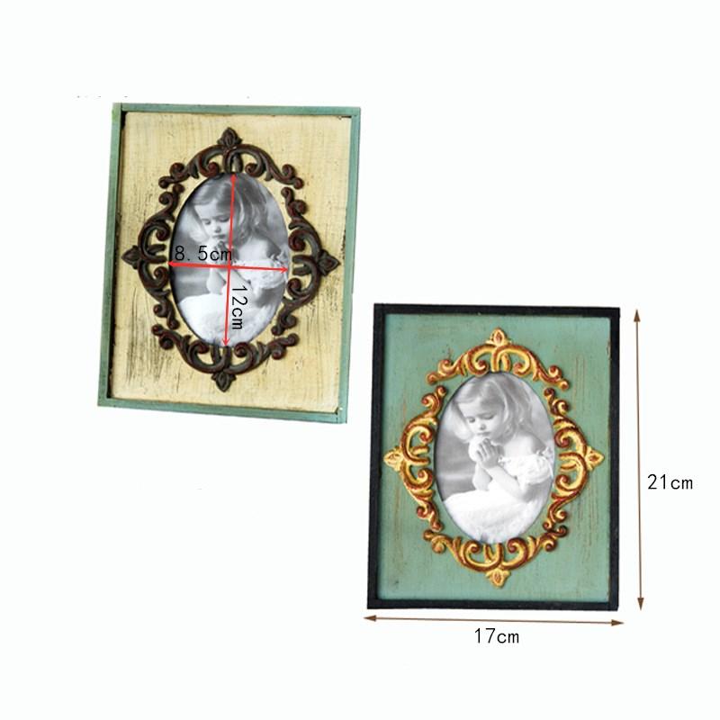 Фоторамка Европейская ретро деревянная фоторамка прямоугольная полая настольная декоративная офисная прикроватная рамка для дома декоративная фоторамка