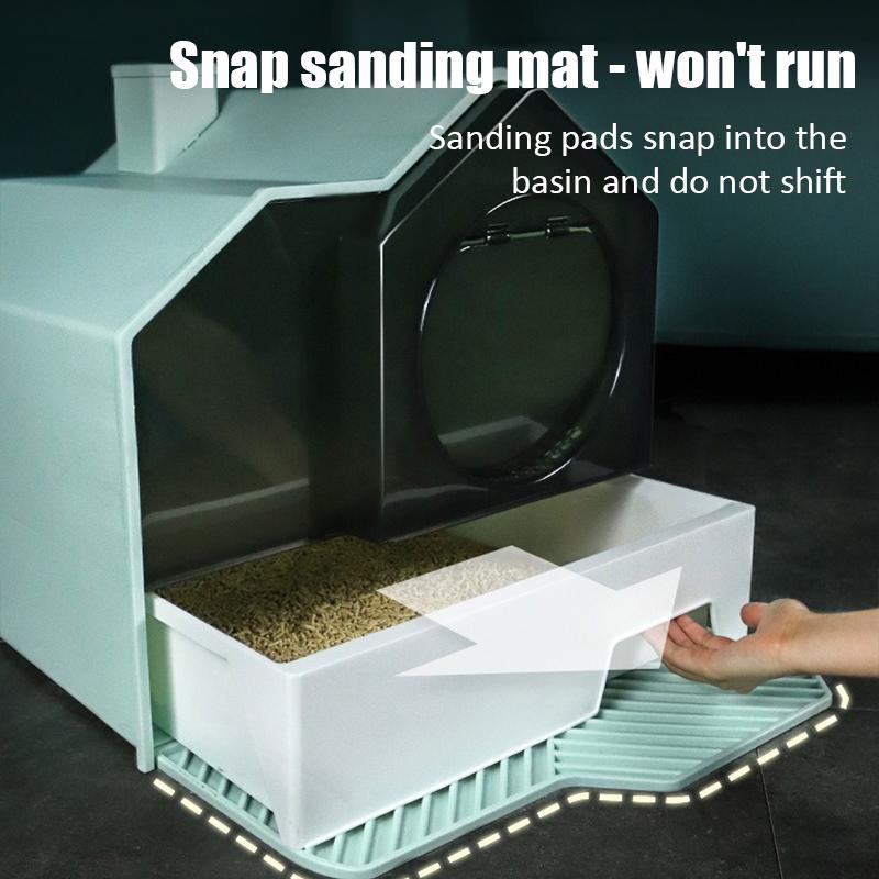 New Cat Litter Pan Fully Enclosed Odour Barrier Extra Large Oversized Drawer Anti Litter Splash Cats Litter Pan Pet Products