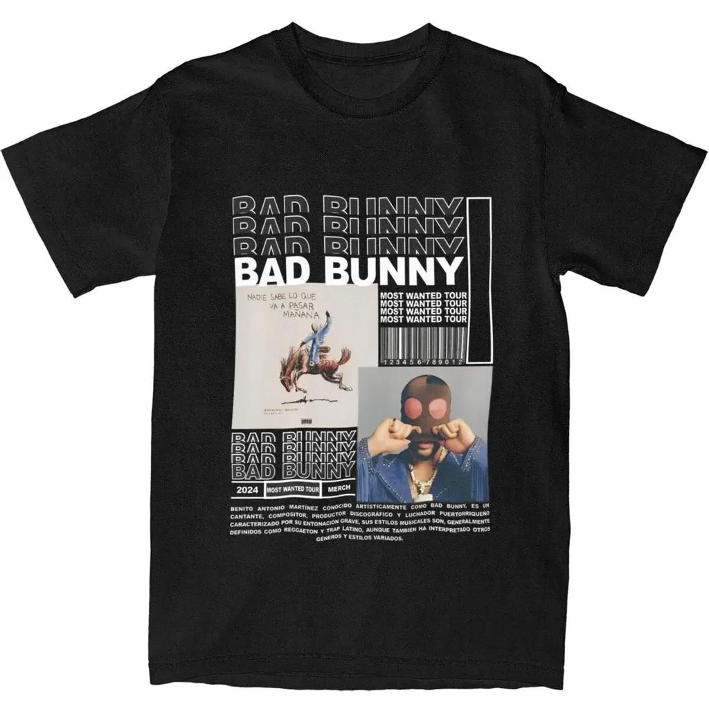DTMF with Bear Cartoon Debi Tirar Mas Fotos Printing Bad Bunny Hippe Women T Shirt Summer T Shirts Cotton Tshirt for Men Top Tee