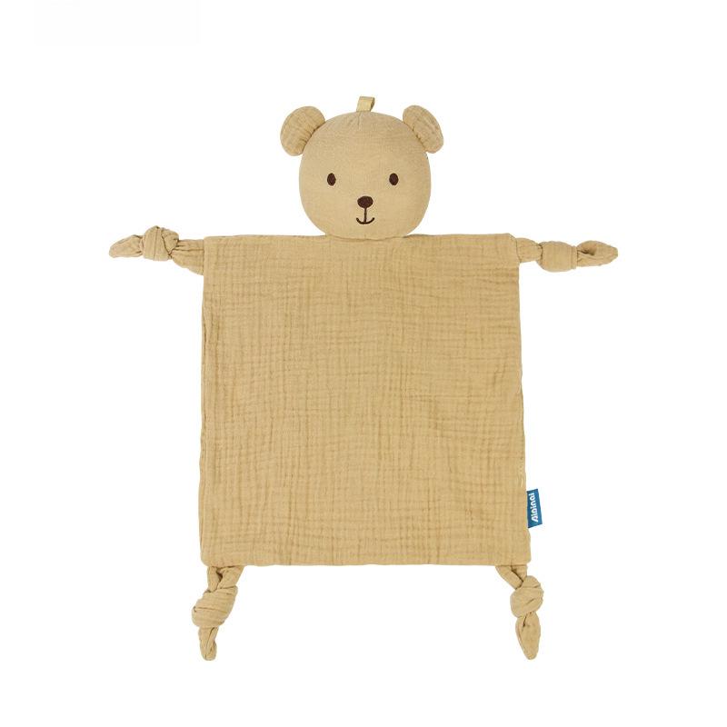 Кукла-полотенце в виде слона из двухслойной хлопковой марли Aipinqi Baby Comfort
