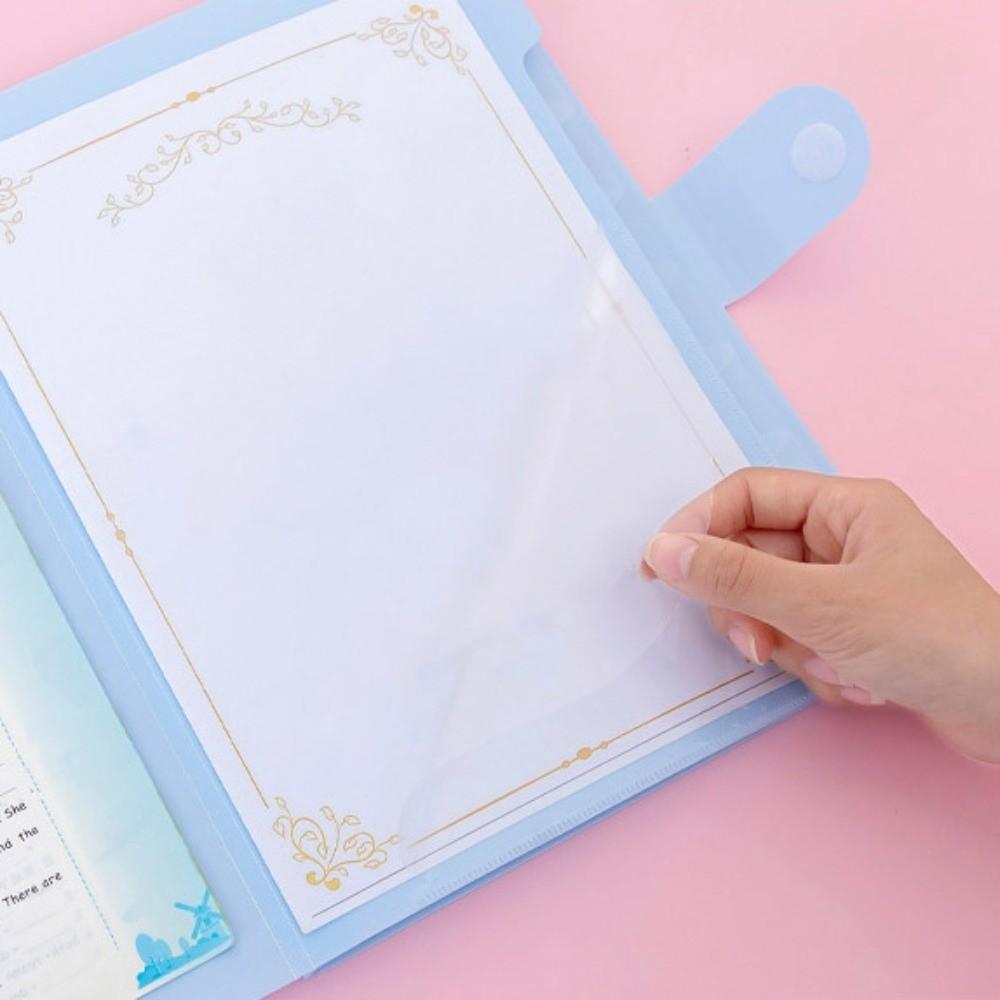 with Clipboard Expanding File Folder A4 Document Storage Bag Stationery File Organizer Office