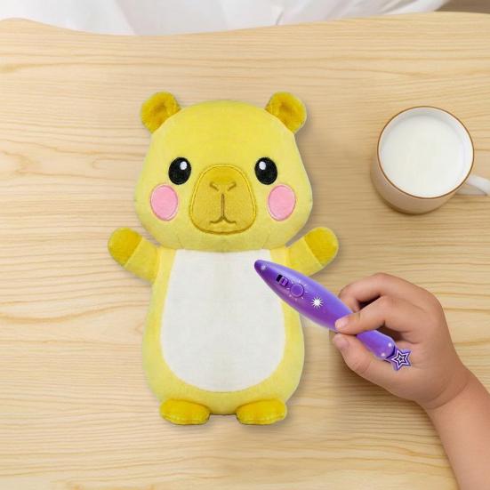 Светящаяся в темноте мягкая игрушка Животное со световым пером Световой Лисенок Кролик Медведь