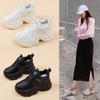 Внутренняя высота увеличивает обувь pops толстая подошва повседневная модная спортивная женская обувь