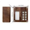 Wooden Wooden Paint Empty Box Empty Box 8 Grid 0.5ml Watercolor Paint Palette  Drawing Tool