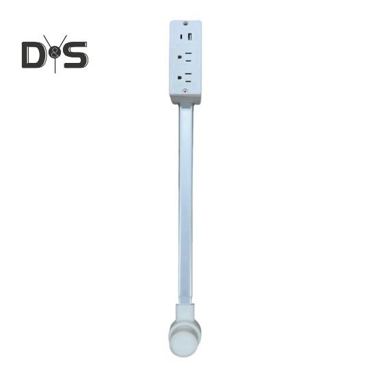 Удлинитель электрических розеток с розетками USB-A/USB-C/AC, регулируемый, вращающийся, портативный, подключаемый удлинитель розеток