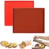 Creative Baking Mould Tray Household DIY Silicone Cookie Pad Food Grade Rectangular Swiss Pastry Mold Baking Tool
