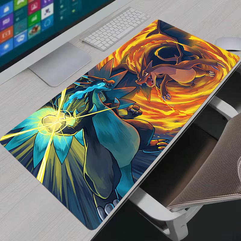 Mouse Pad Large Computer Keyboard Carpet Gaming Accessories Mousepad Xxl Office PC Gamer P Charizard Table Desk Mat