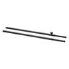 Jitsugyo 4375 Over Sink Telescoping System Rack Telescoping Bar Black Tower Can Be Combined Freely Storage Rack Storage Tool Easy