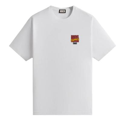 Kith X Marvel Universe Винтажная футболка Белая Унисекс Топы KHM032498-101