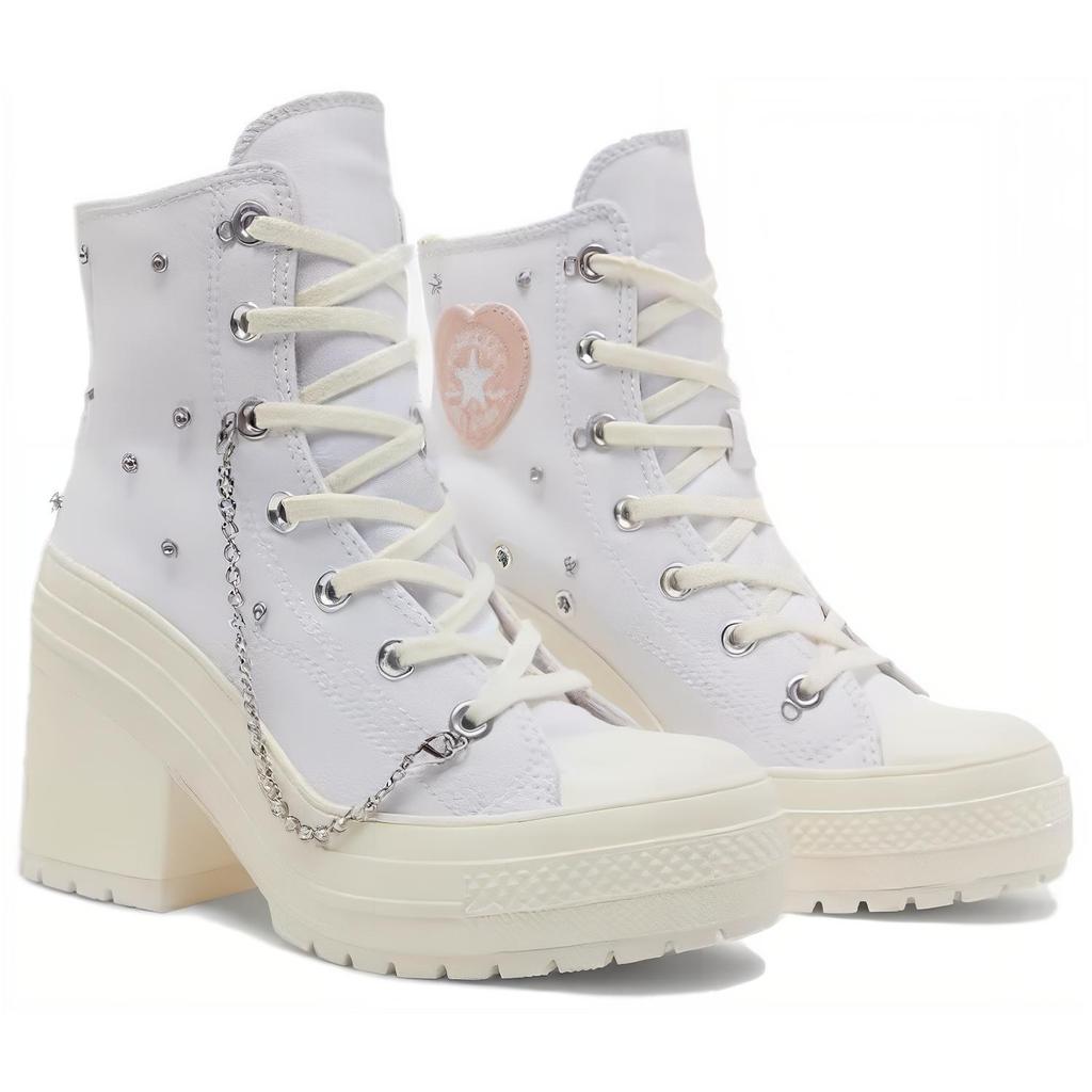 Converse Кеды Chuck 70 De Luxe на платформе с высоким верхом 'Белый' с логотипом-сердечком A10303C