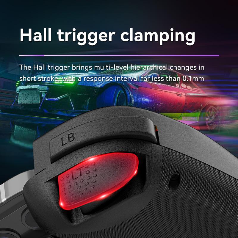 D8 Телескопический мобильный игровой контроллер RGB подсветка Геймпад для мобильного телефона Совместимость с Bluetooth 5.2 для Android ApplePS3 PS4 Switch PC