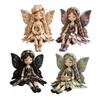 Cute Fairy Dolls Comprehensive Patchwork Kit Ring Fabric Green 30 Cm 1 Pc