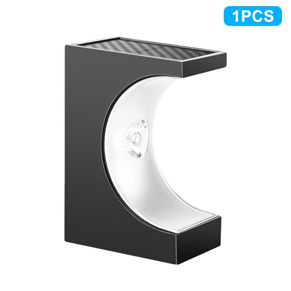 LED Solar Stair Lights Outdoor Solar Garden Step Light Waterproof Solar Fence Light Front Step Front Porch Sidewalk Patio Pathwa