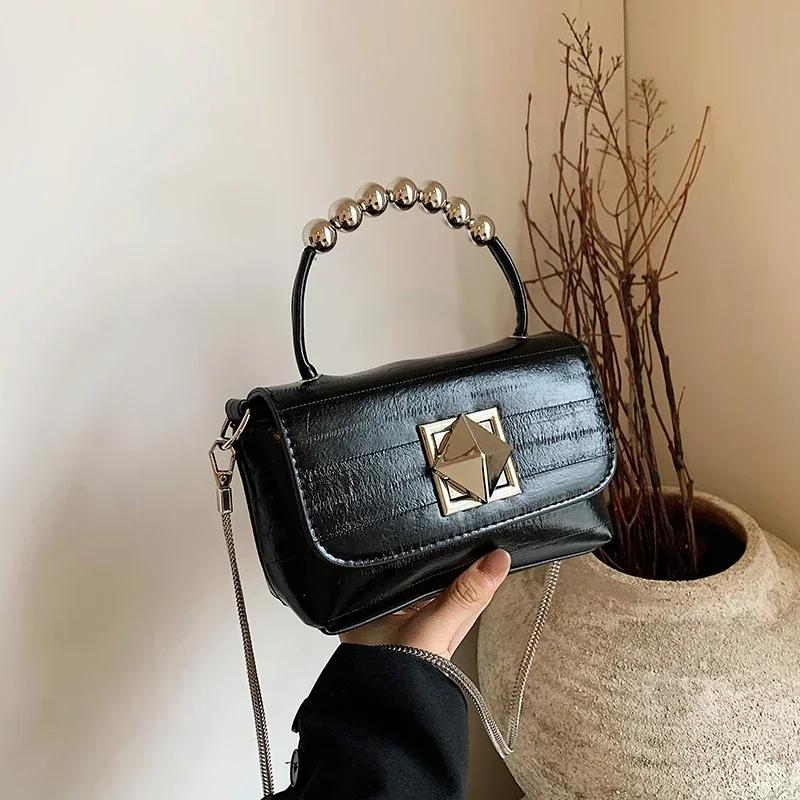 Новая высококачественная большая вместительная сумка на плечо модного бренда, женская модная нишевая сумка для отдыха для женщин