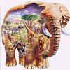 Full 5D Diy Diamond Painting Animal Elephant Mosaic Embroidery Cross Stitch Home Decor Handmade