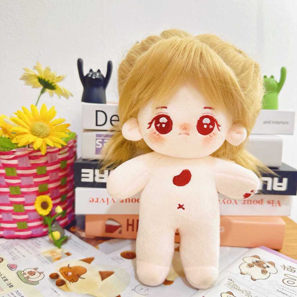 Cotton Stuffed Doll With Removable Clothes For Kids And Adults Collectible Plush Toy Gift