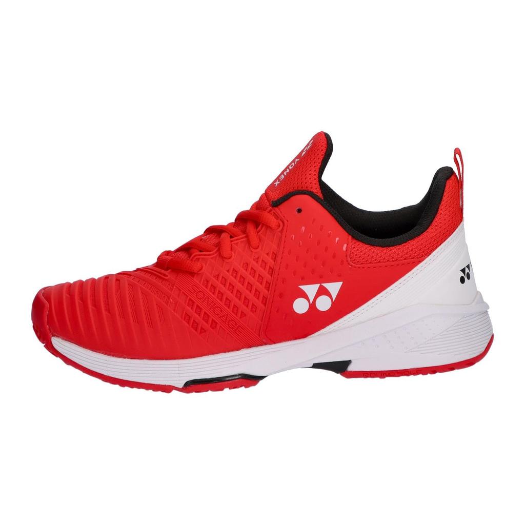 Теннисные кроссовки Power Cushion Sonicage 3LGC см [Yonex] Женские Красно-белые 23.0