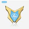 Suitable CS10/CS9/Mattu Black King Kong Car Metal Decorative Sticker 3D Stereo Car Shield