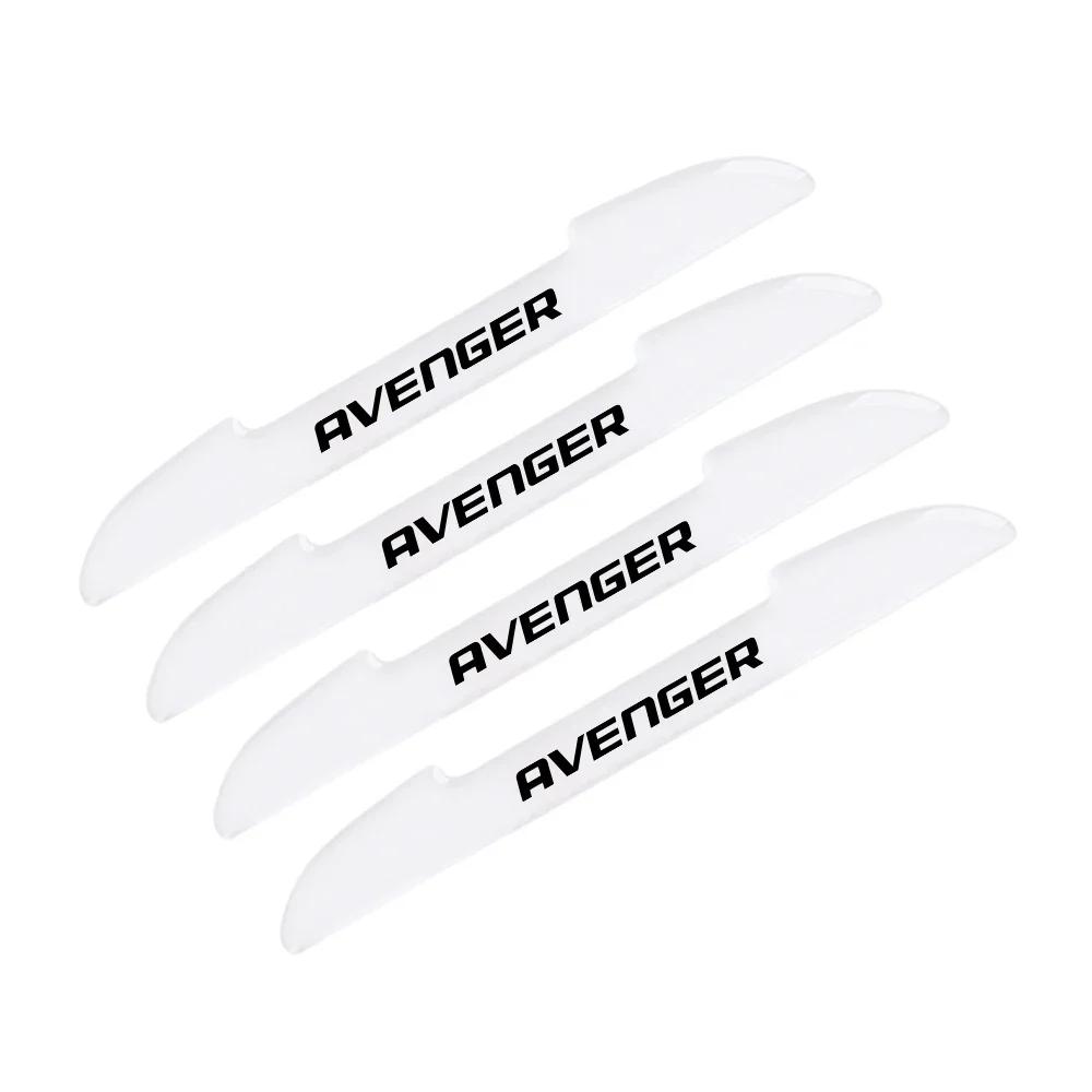 4PCS Car Door Anti Collision Strips Auto Accessories For Dodge Journey Challenger Caliber Charger Ram 1500 Avenger Nitro DART