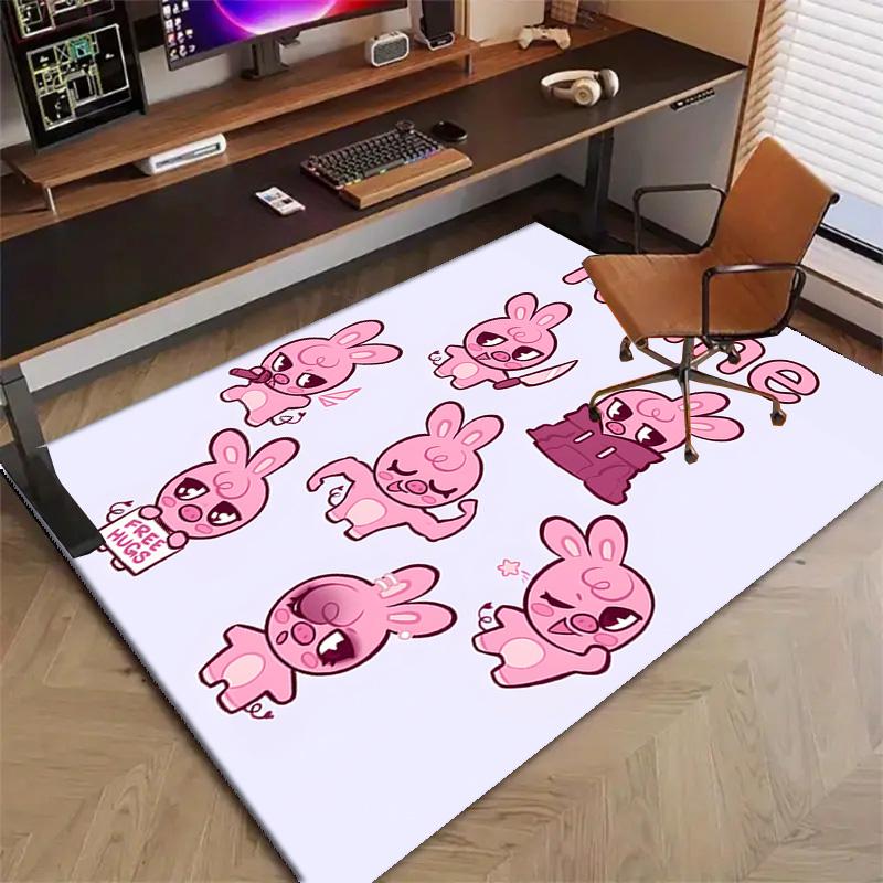 Custom Kpop Team Mat Personalized Name, Polyester Washable Indoor Entryway Rug, Gift for Christmas, Easter, Thanksgiving Day