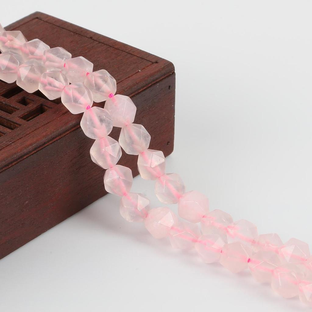 Граненый натуральный камень, острые 8 мм, свободные бусины, ожерелье, браслет, аксессуар для изготовления ювелирных изделий