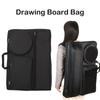 Large Capacity 4K Drawing Board Bag With Zipper Handle Shoulder Sketch Bag Art Backpack  Art Supply