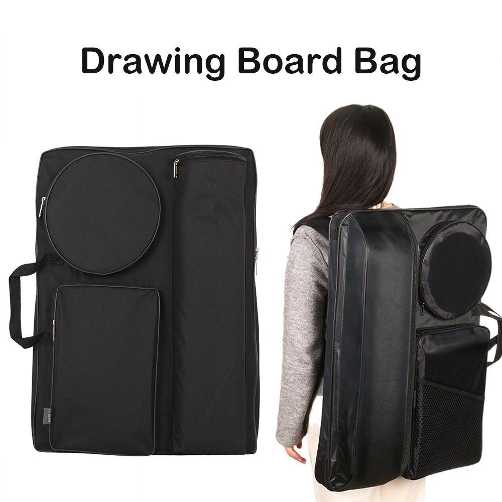 Large Capacity 4K Drawing Board Bag With Zipper Handle Shoulder Sketch Bag Art Backpack Art Supply