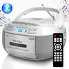 Portable CD Bluetooth Speaker Boombox with FM Tape CD Player Student Learning U Disk MP3 Stereo Music Player