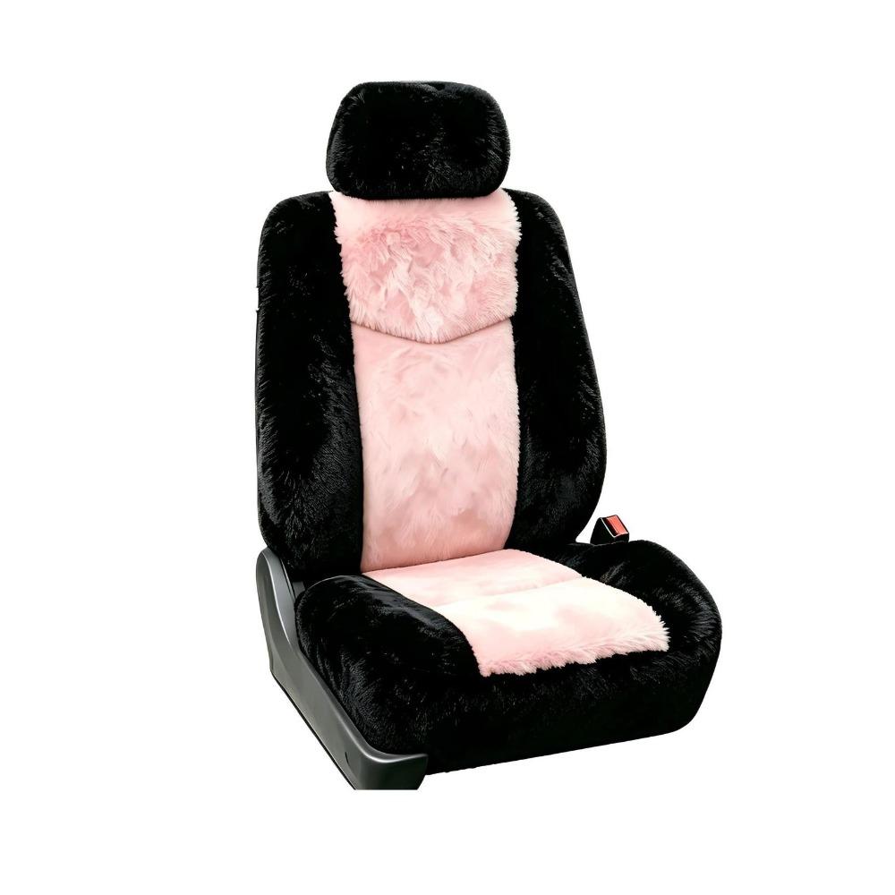 Plush Car Seat Covers Faux Fur Seat Protector Interior Decor Car Seat Cover  Sedan