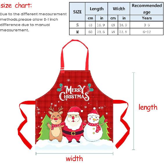 Fiodrimy Aprons for Kids, Kids Art Apron Girls Boys Painting Apron with Pockets Adjustable for Cooking Baking Kitchen