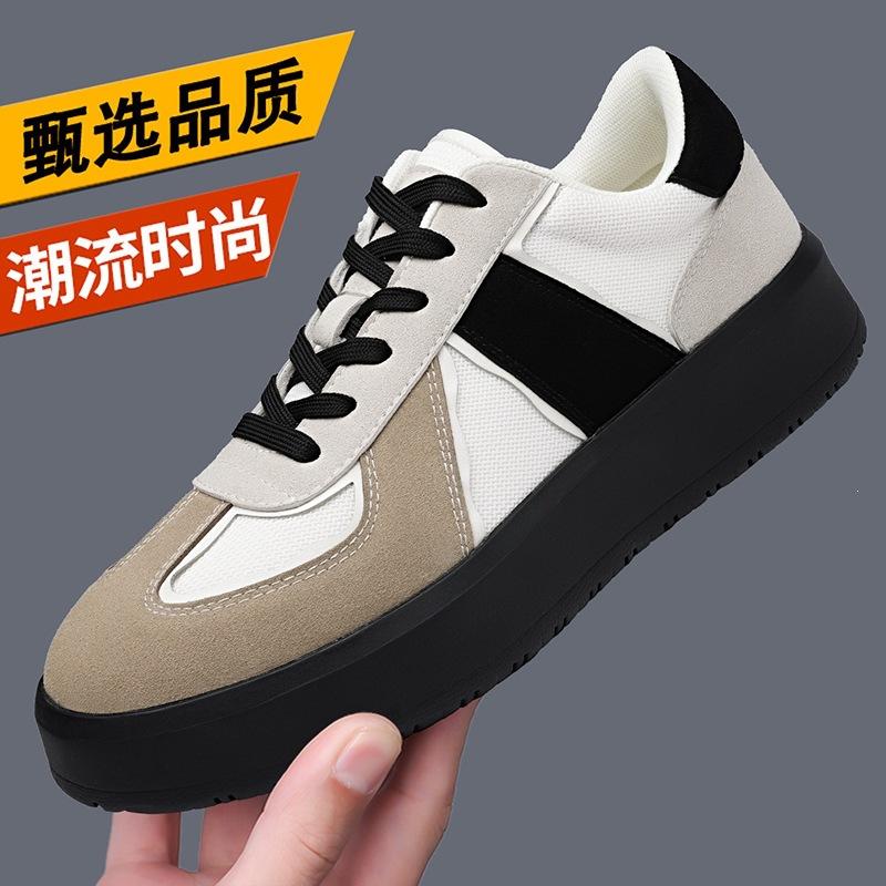 Dexun shoes men's 2026 spring and summer new Forrest Gump shoes platform heightening sports and leisure versatile board shoes 77668