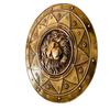 Handmade Medieval Lion Shield: Bronze Finish Wall Decor, Cosplay