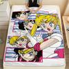 Sailor Moon Color Collage Blanket, Sailor Moon Fan Cozy Throw, Perfect Gift.chl