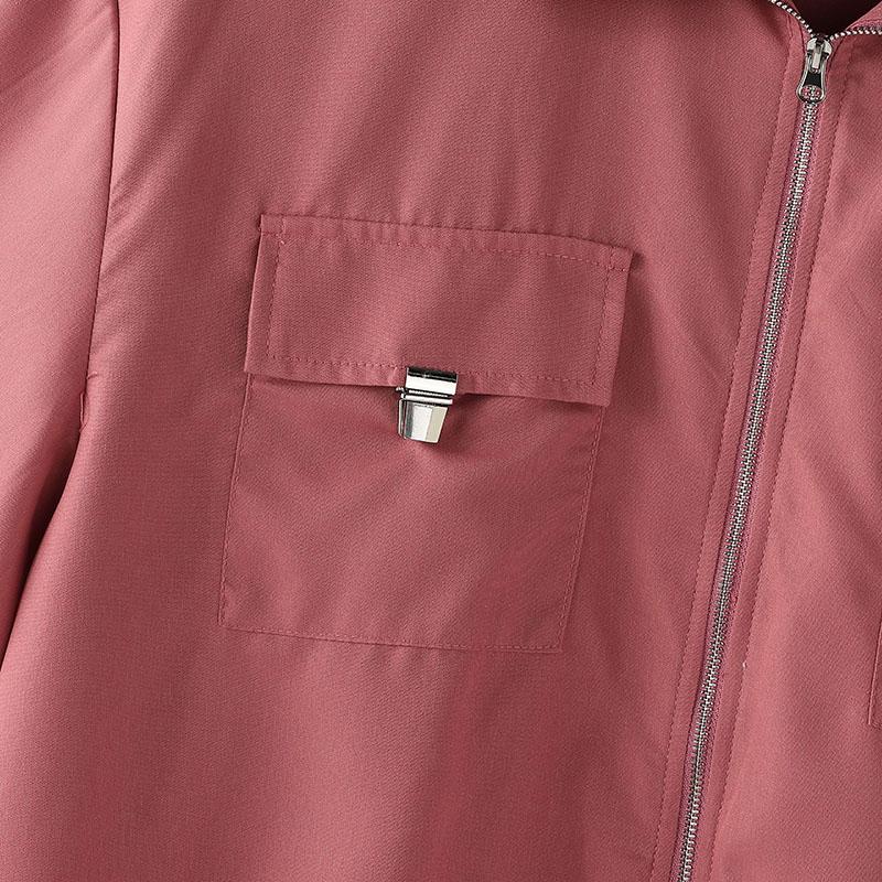 INCERUN Мужские повседневные рубашки-карго с воротником-лацканами и коротким рукавом на молнии