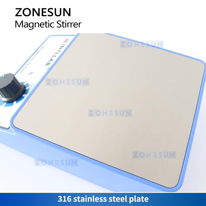 ZONESUN ZS-MSL1 Magnetic Stirrer 3000RPM 3L Laboratory Stirring Plate Liquid Mixer for Chemistry Biology Homebrew Yeast