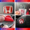 ARG1 3D Metal alloy Car Steering Wheel Badge Emblem steer wheel sticker Decal Car Styling For HONDA CIVIC HR-V XR-V URV FREED STEPWGN