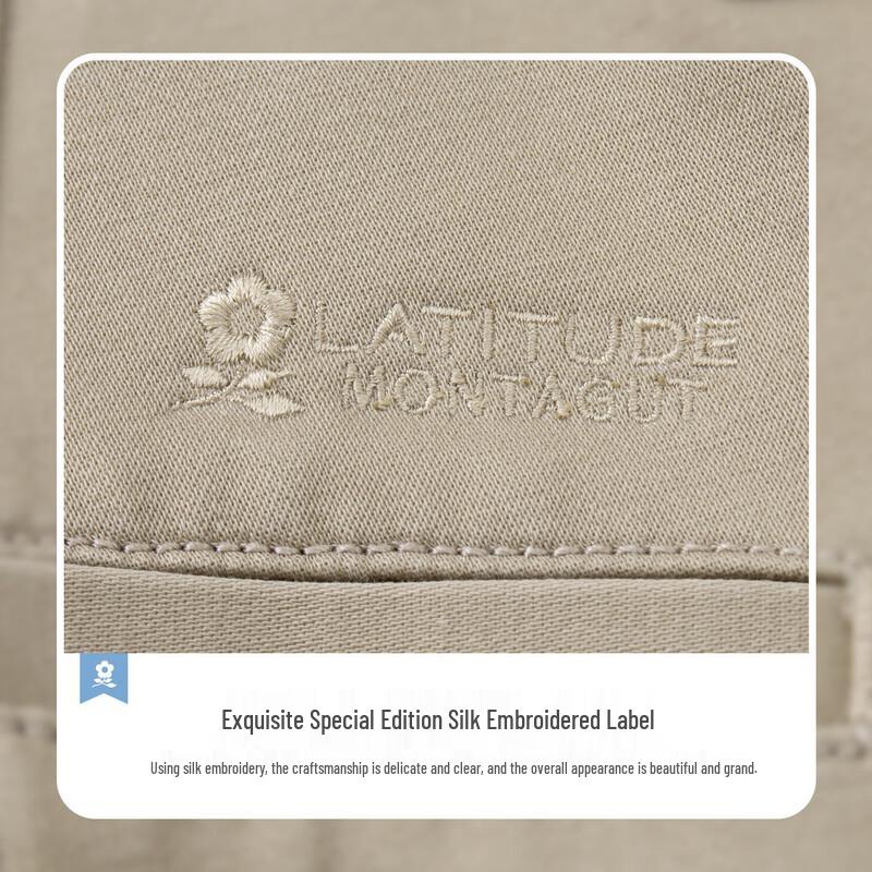 MONTAGUT Мужские осенне-зимние повседневные брюки из длинноволокнистого хлопка