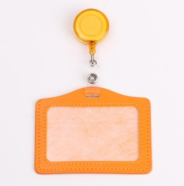 Card Holder Retractable Nurse ID Badge Reel For Bus Card Case Badge Holders Office School Supplies