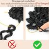 Коробка Gogo Curl Crochet Hair для черных женщин, с петлями, короткие, океанская волна, crochet hair, водная волна, пляжный curl, crochet braiding hair