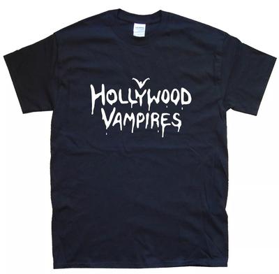 HOLLYWOOD VAMPIRES новая ФУТБОЛКА размеры S M L XL XXL цвета черный белый