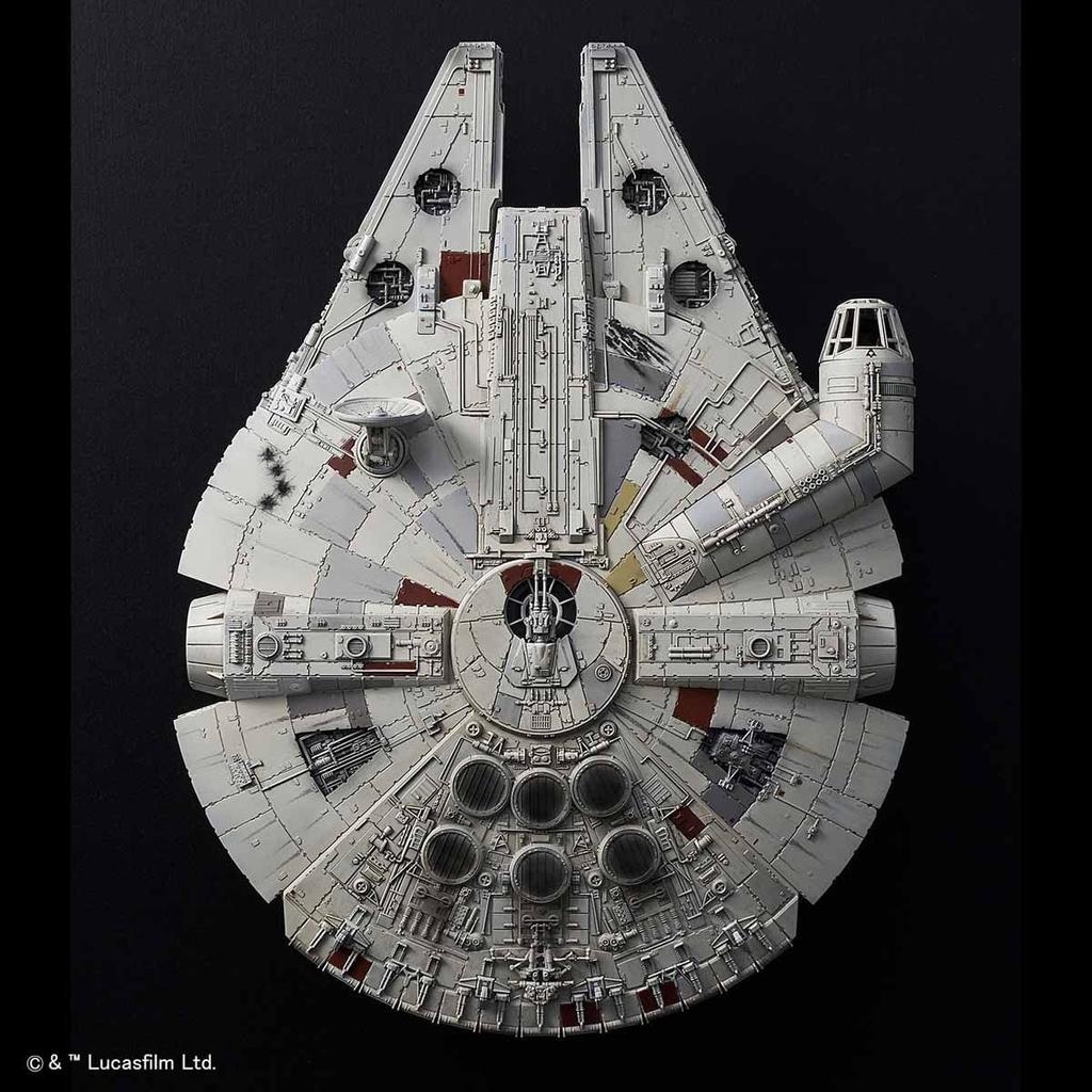 BANDAI SPIRITS Star Wars Millennium Falcon Rise of Scale Plastic Model (Star Wars/The Skywalker) 1/144 Color-coded