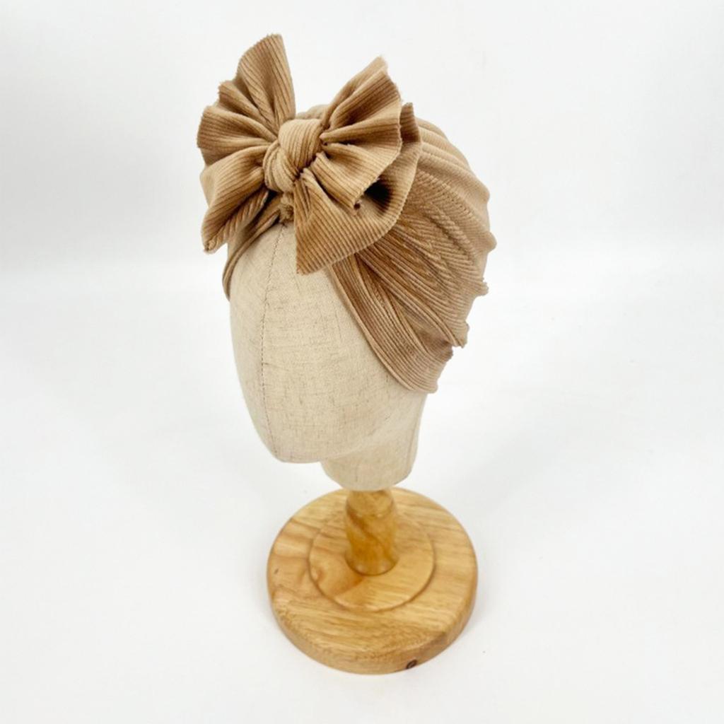 Детские головные уборы для маленьких мальчиков и девочек, однотонная шапка с бантом, аксессуары для головных уборов