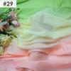 100D Chiffon Fabric Gradient Color Organza Tulle Fabric For Diy Ancient Style Hanfu Dress Stage Dance Costume  Drape Decor Craft