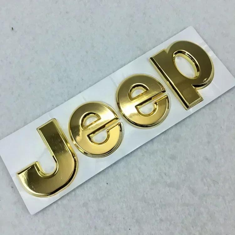 New Car sticke Front Emblem Badge Rear Sticker for JEEP Wrangler Cherokee Compass Grand Cherokee Patriot Liberty Auto Accessorie ALT1